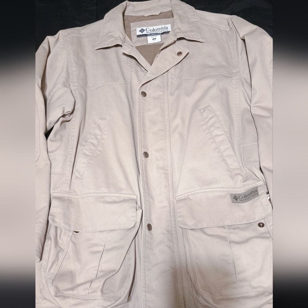 New Columbia Men's Canvas Sz Med Insulated Hunting Coat